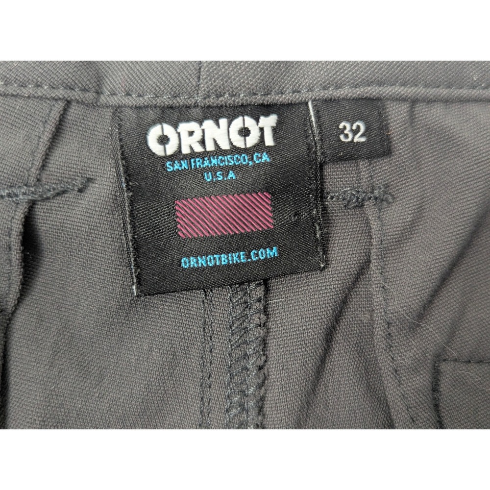 Ornot Mission Shorts Mens 32 Charcoal Gray Technical Cycling Commuter USA - Picture 4 of 9